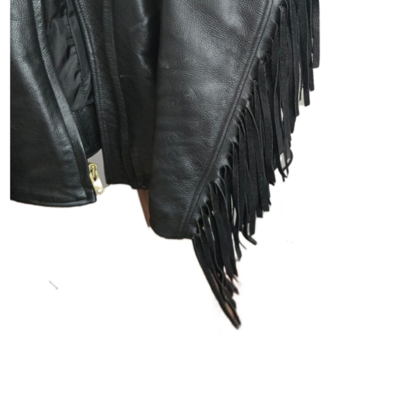 Vintage San Diego Leather Jacket Company Jacket with fringe - Picture 4 of 5